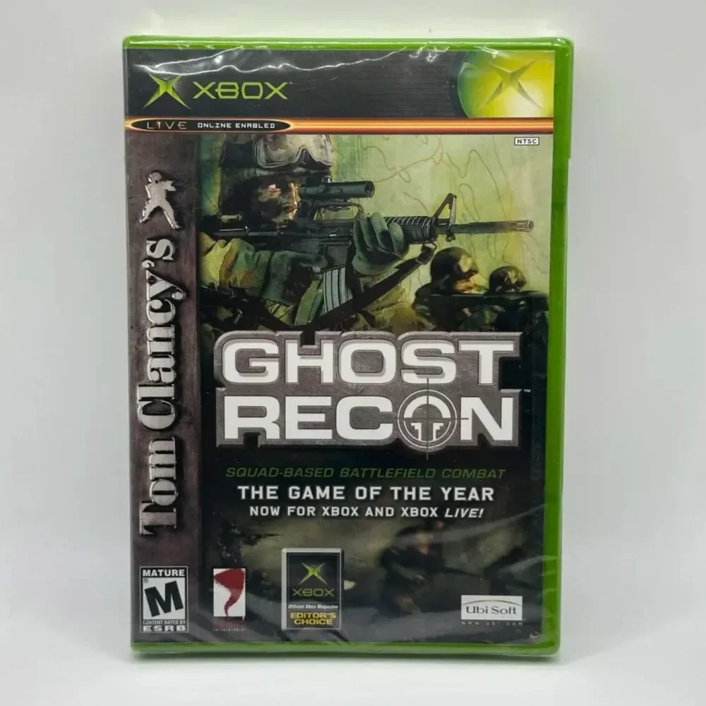 Tom Clancy's Ghost Recon (Microsoft Xbox, 2002) Black Label SEALED